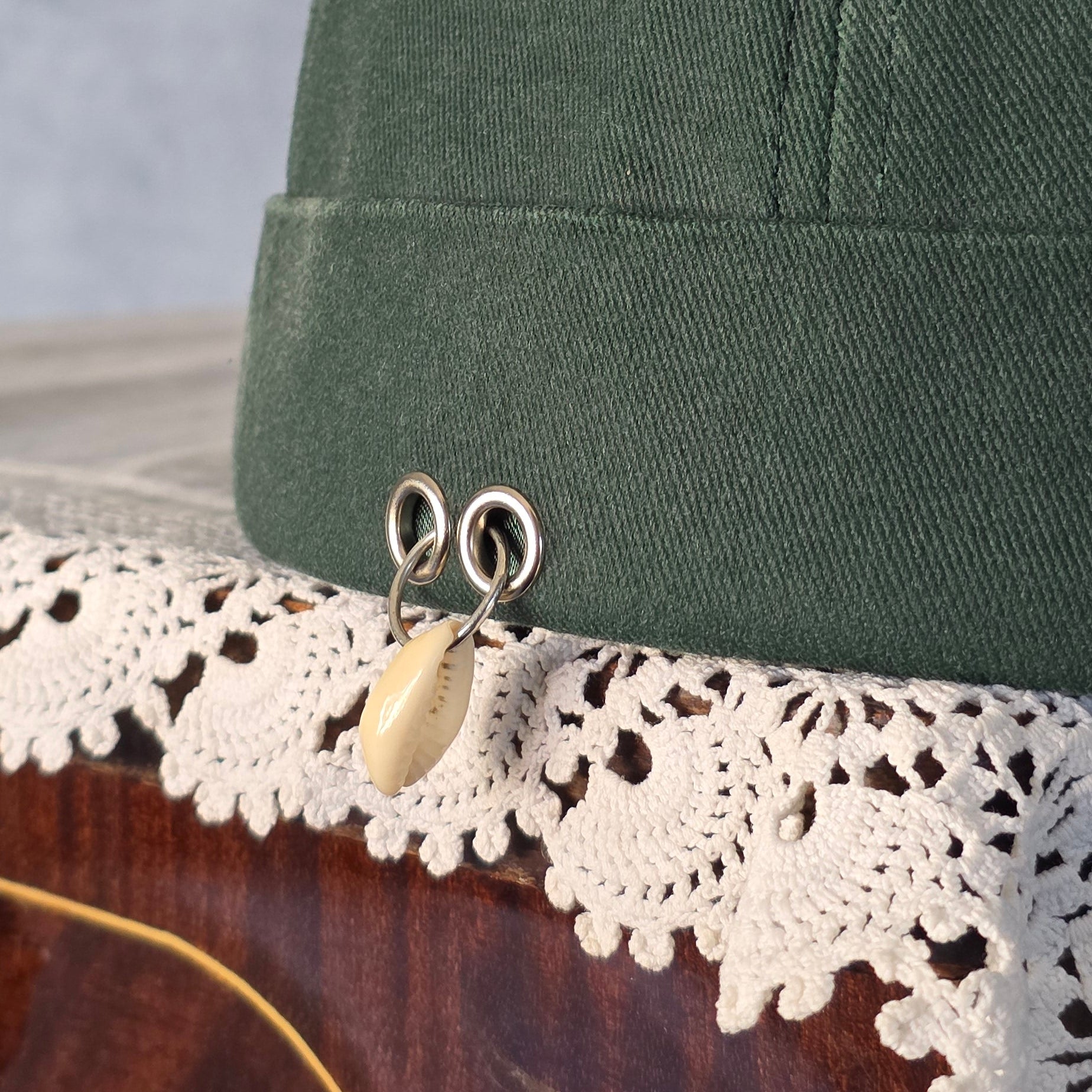 Bonnet WOLOF Vert - Intérieur Satin